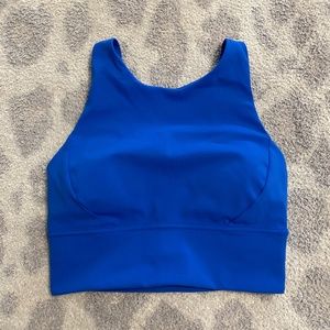 Lululemon Stronger as One Longline Bra - Size 4 in Wild Bluebell Color